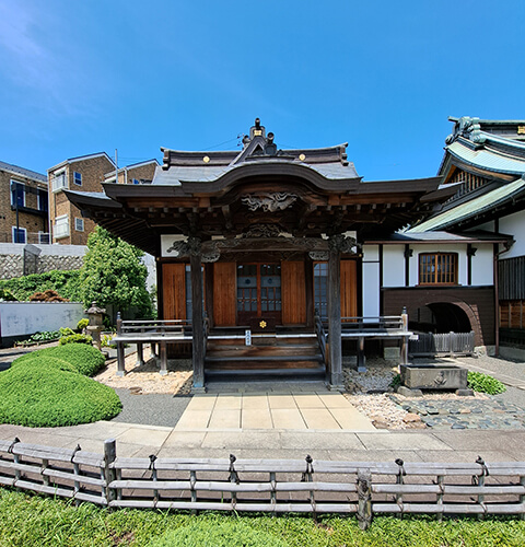 蓮法寺境内縦